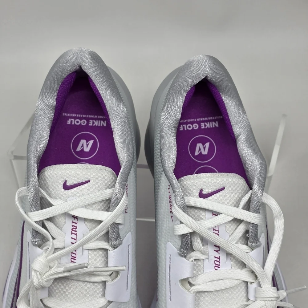 Nike Men Sz 12.5 Air Zoom Infinity TR 2 Golf Grey Purple Sneakers FD0217-102 New